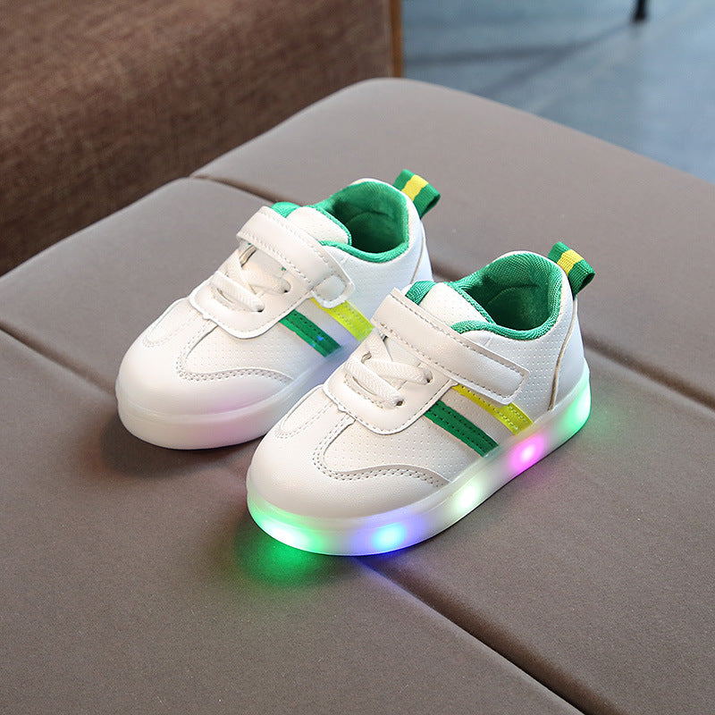 Kimmy White LED Sneakers Shoes Image