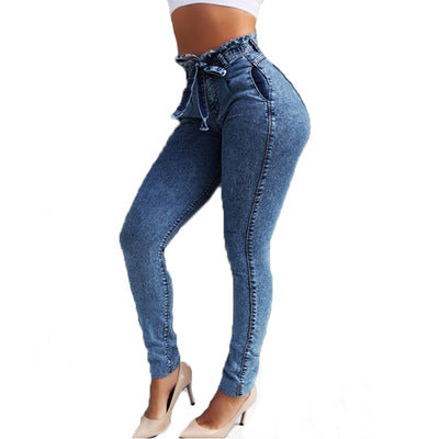 Fringed jeans Image