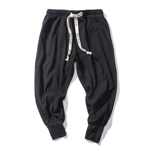 Cotton And Linen Feet Jarem Pants Tide Hip Hop Pants For Man Image