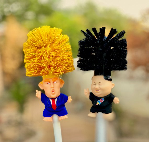 Funny Donald Trump Toilet Brush Image