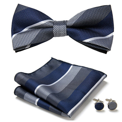 Three Piece Set Of Stylish Bow Ties