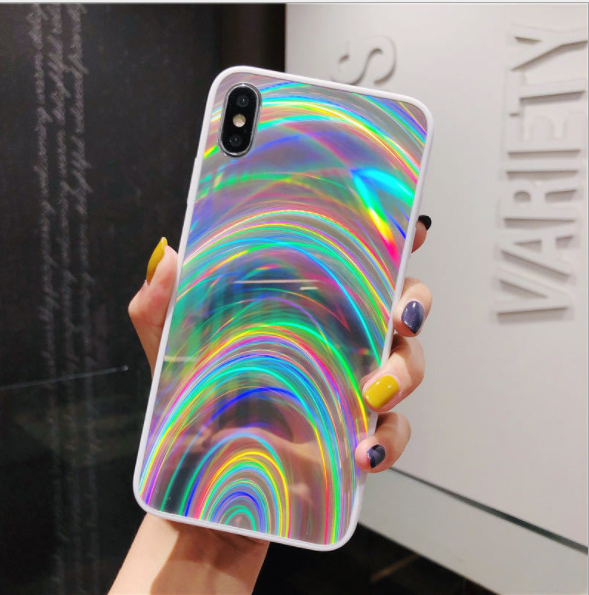 Rainbow jelly phone case Image