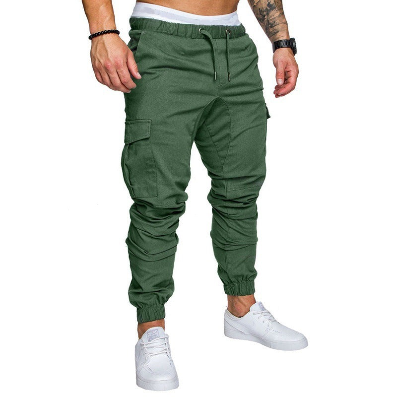 Casual pants, leg pants, male Image