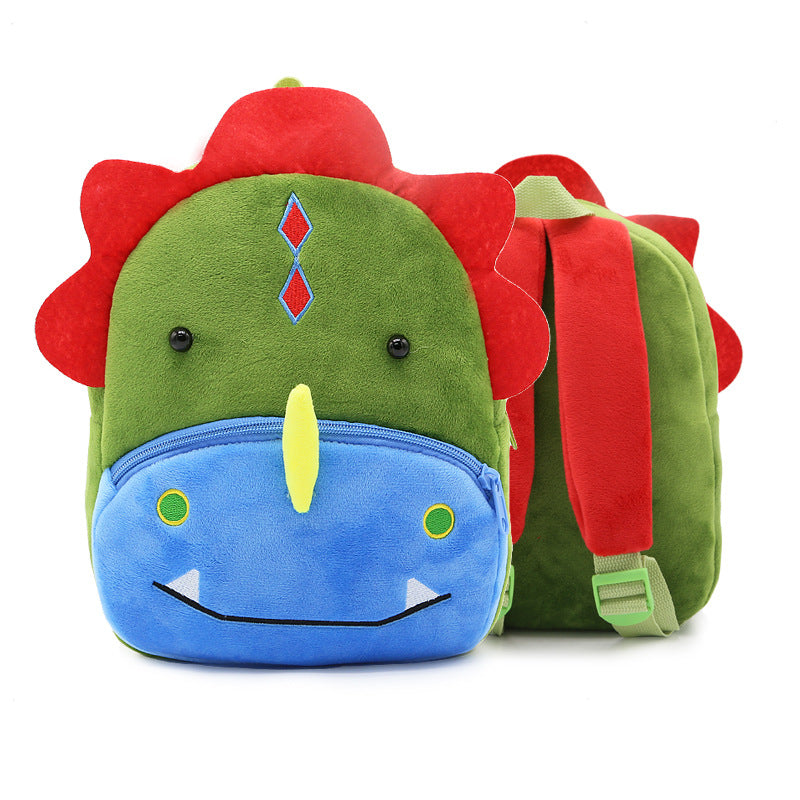 Cute Plush Backpacks Kindergarten Cartoon School Bags Children Animal Toys Bag Image