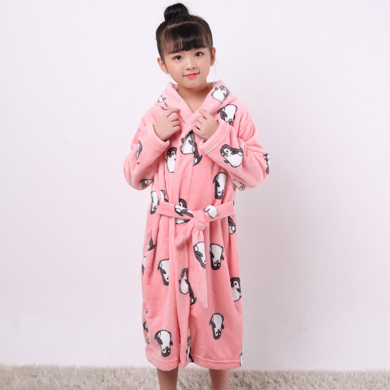 Flannel children's nightgown Image