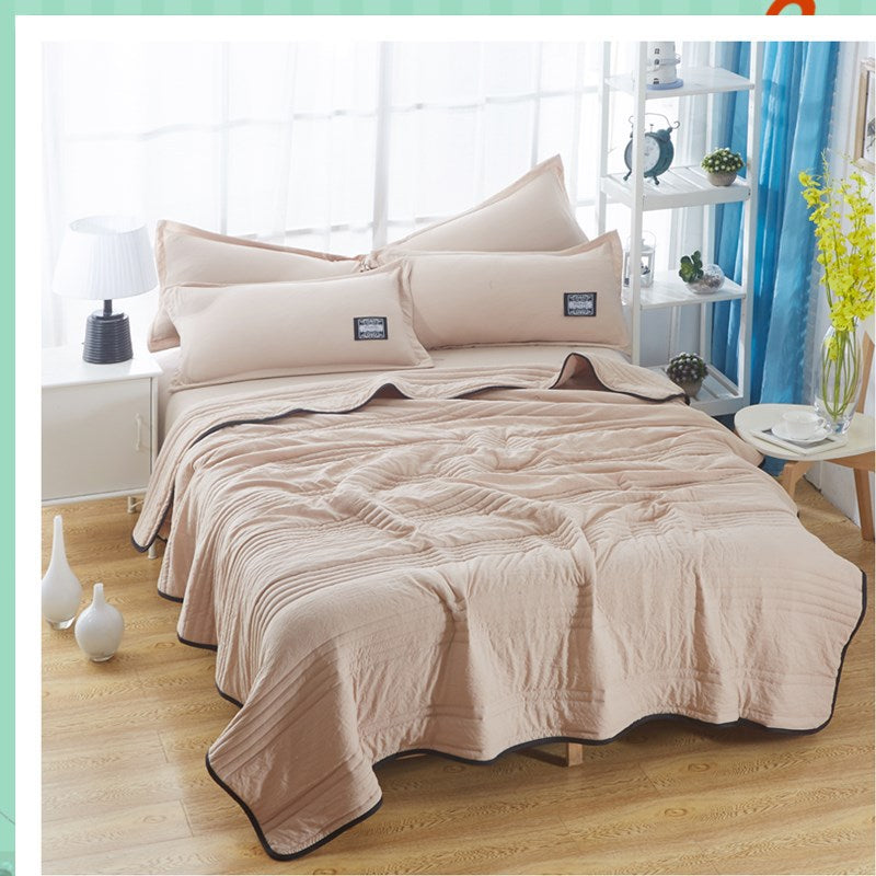 Cooling Blankets Pure Color Summer Quilt Plain Summer Cool Quilt Compressible Air-conditioning Quilt Quilt Blanket Image