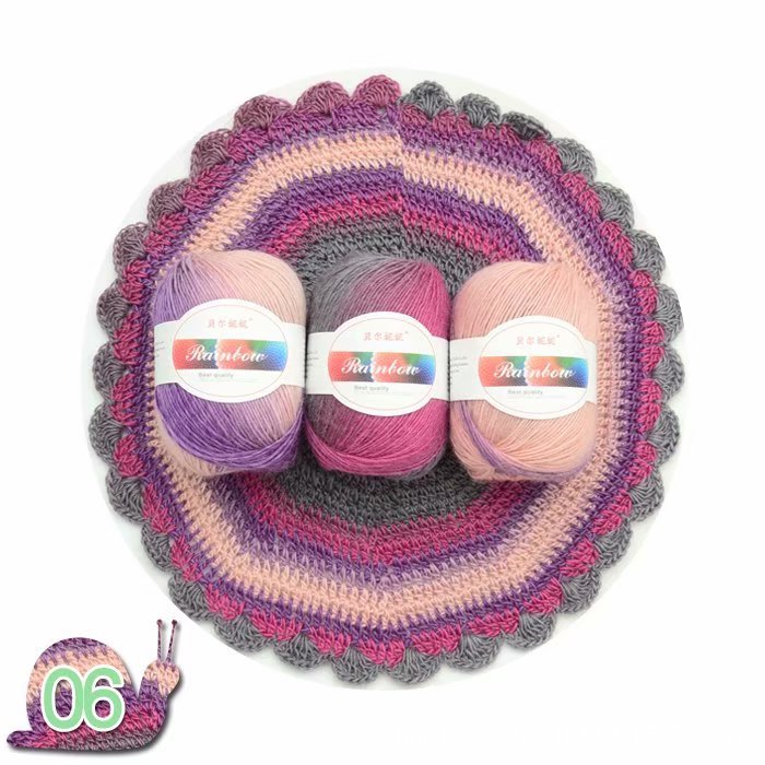 Rainbow ball of yarn Image