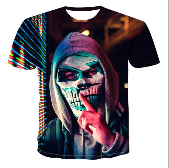 Mens Skull T shirts 3D t- shirts Image