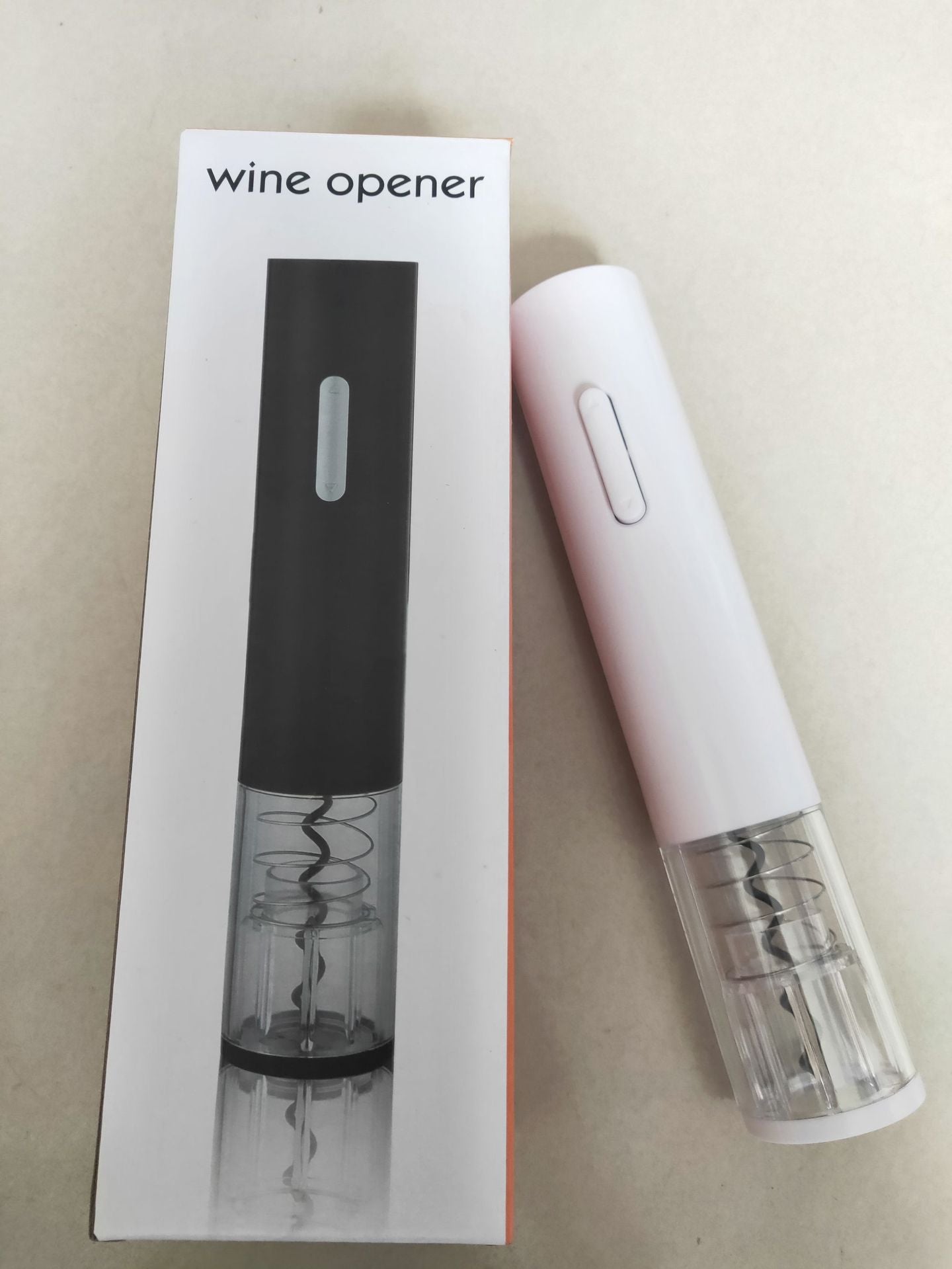 Electric Wine Opener Automatic Electric Wine Bottle Corkscrew Opener With Foil Cutter Wine Bottle Opener Kit Image