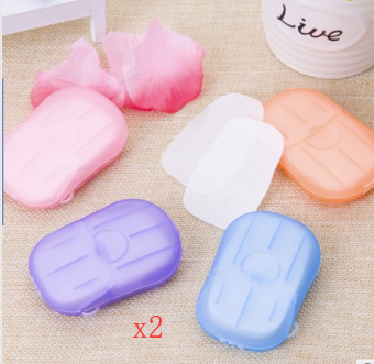 New Convenient Boxed Disposable Mini Soap Tablets For Travel Use Image