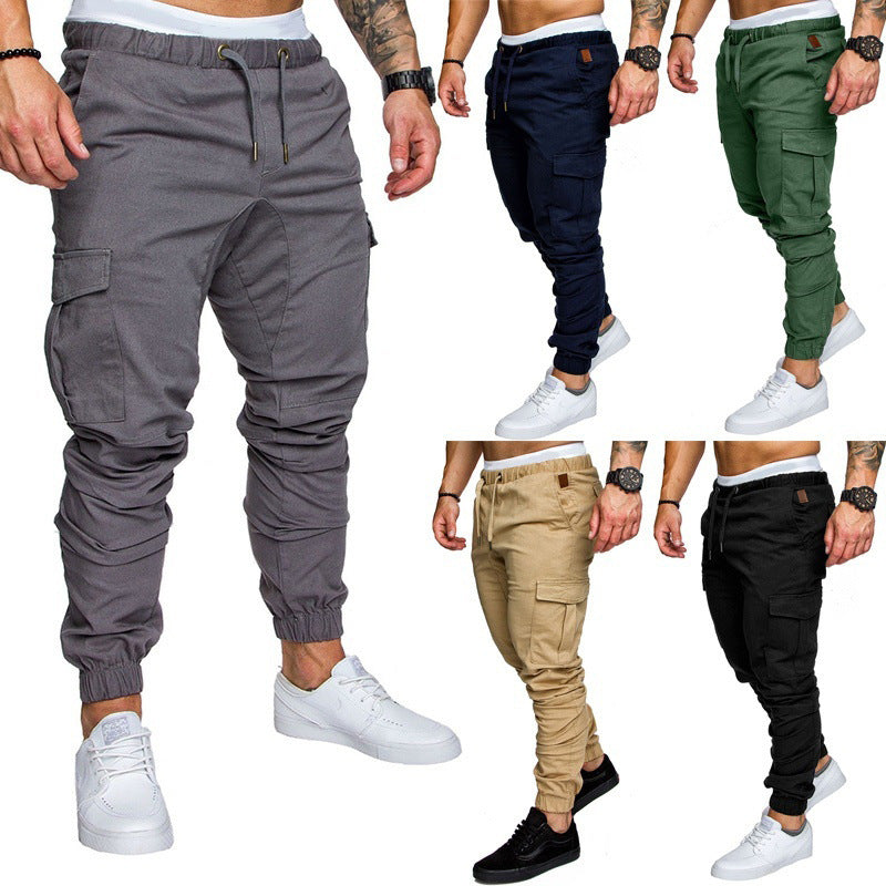 Casual pants, leg pants, male