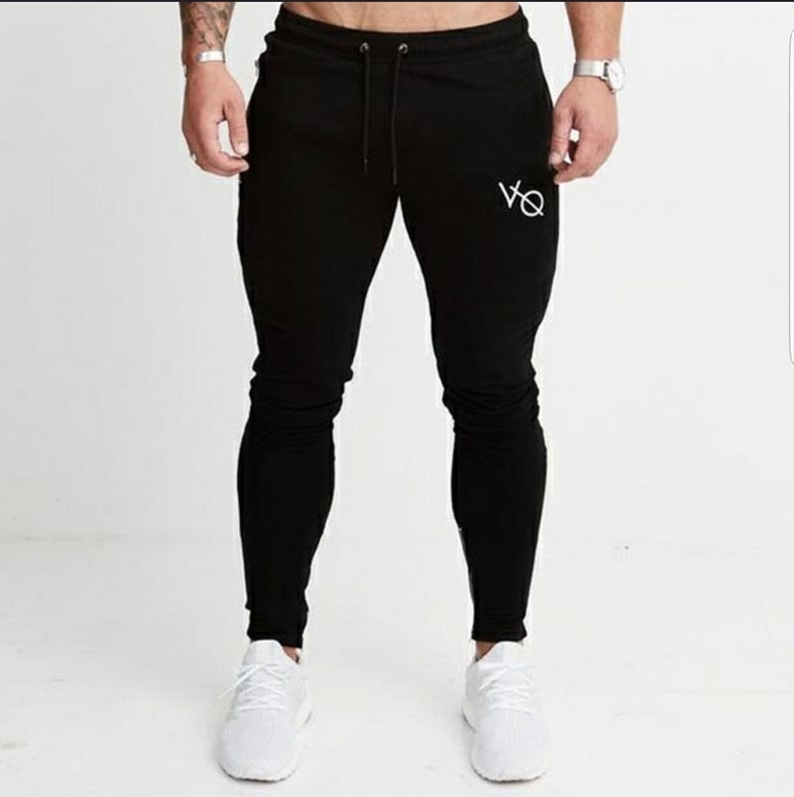 Spring and autumn men's fashion casual slim sports pants men's printed trousers Image