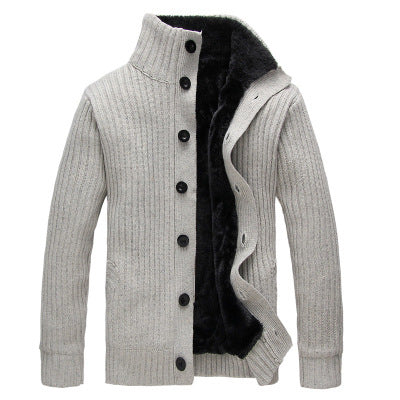 Sweater Men Coats Winter Warm Shirt Thick Jacket Image