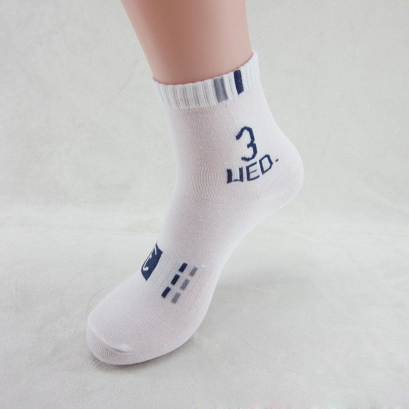 Seven days creative digital cotton socks sports socks lazy week couples socks Image