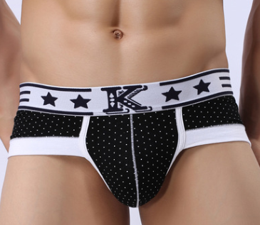 Men's Cotton Underwear U Shape Front Breathable Briefs Image