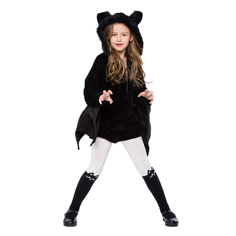 Halloween Children's Costume Black Bat Cosplay Costumes Image