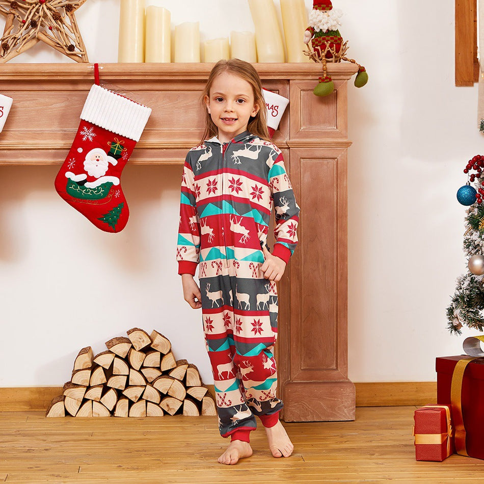 Christmas parent-child suit Image