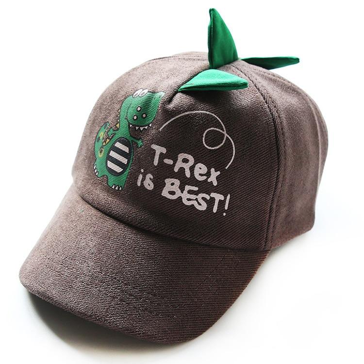 ''T-REX IS BEST'' DINOSAUR KIDS HATS Image