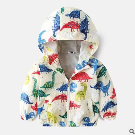 Boy jacket casual hooded jacket Image