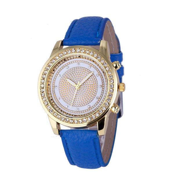 New Women Bracelet Wristwatch ladies Crystal Geneva Watches Fashion Stainless Steel Quartz Wristwatches Image