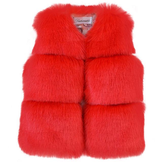 NEW Baby Girl Winter Vest Coats Image