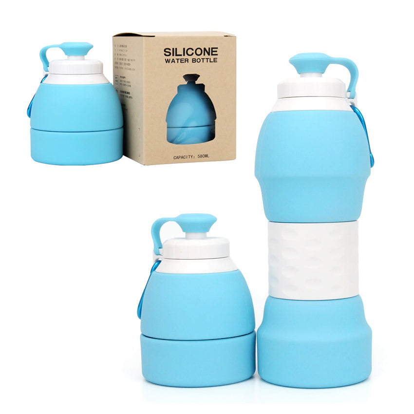 Silicone folding water bottle Image