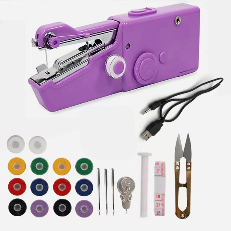 Mini Portable Hand-held Sewing Machine Image