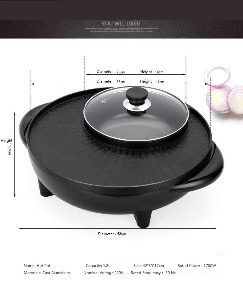 Multifunctional Pot Electric Grill Image