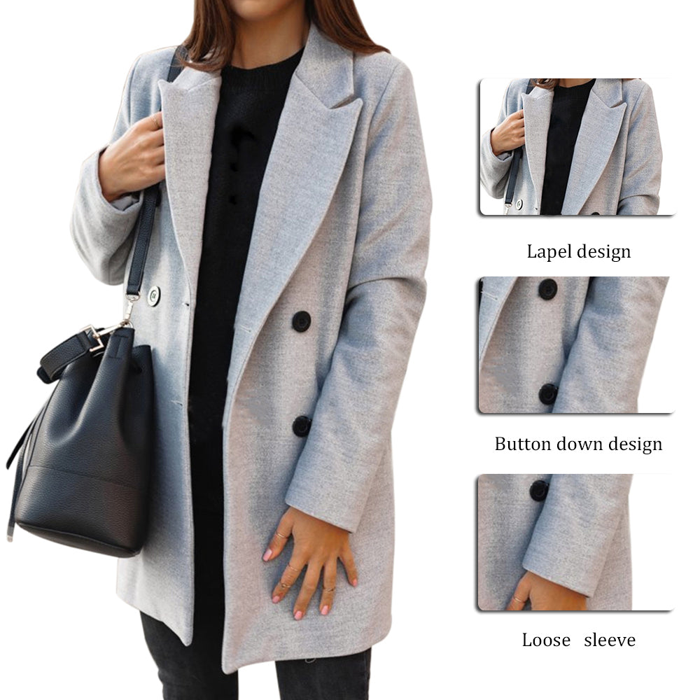 Winter Long Woolen Coats Image