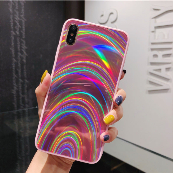 Rainbow jelly phone case Image