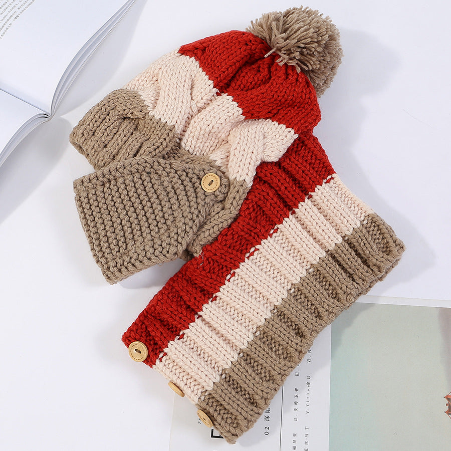 Ymsaid Fashion Winter Hat Thickened Cotton Women's Hat Warm PomPoms Hats For Women Girl Knitted Beanies Female Skiing Cap Image