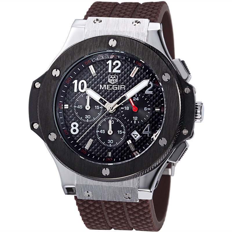 Watches Men Luxury Quartz Wrist Watch Male Sports Military Chronograph Watches Image