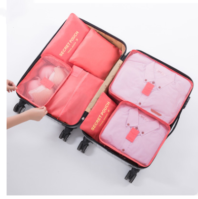 Durable Waterproof Nylon Packing Cube Travel Organizer Bag Image