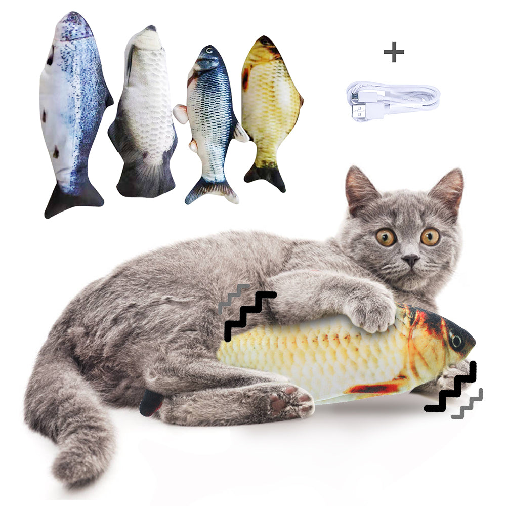 Without Cat Nip Version - Electric Jumping Fish Simulation Electric Fish Toy Image