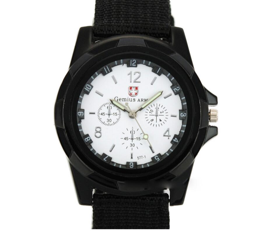 Cloth Belt Weaving Belt Military Watch Sea and Land Air Force Movement Quartz Military Watch Image