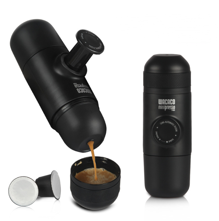 Condensed portable mini coffee machine Image