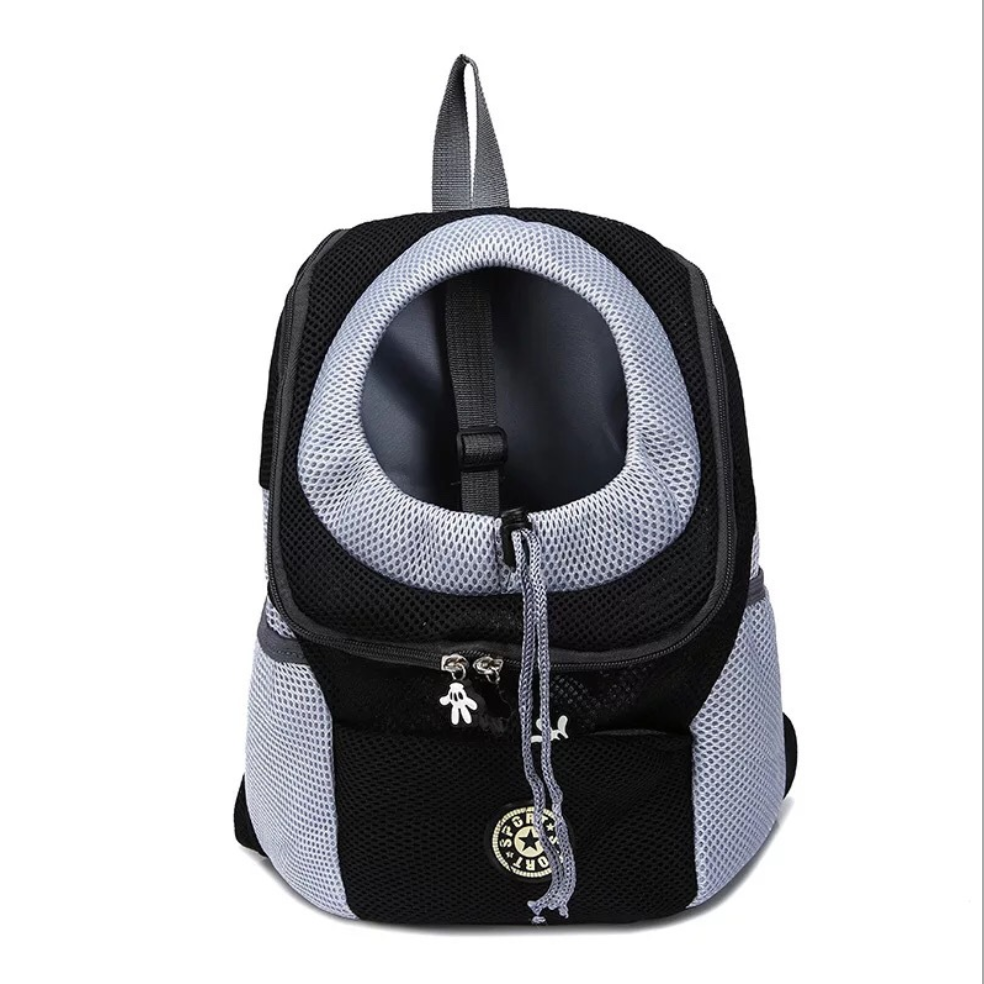 Pet Dog Carrier Carrier For Dogs Backpack Out Double Shoulder Portable Travel Outdoor Carrier Bag Mesh Image