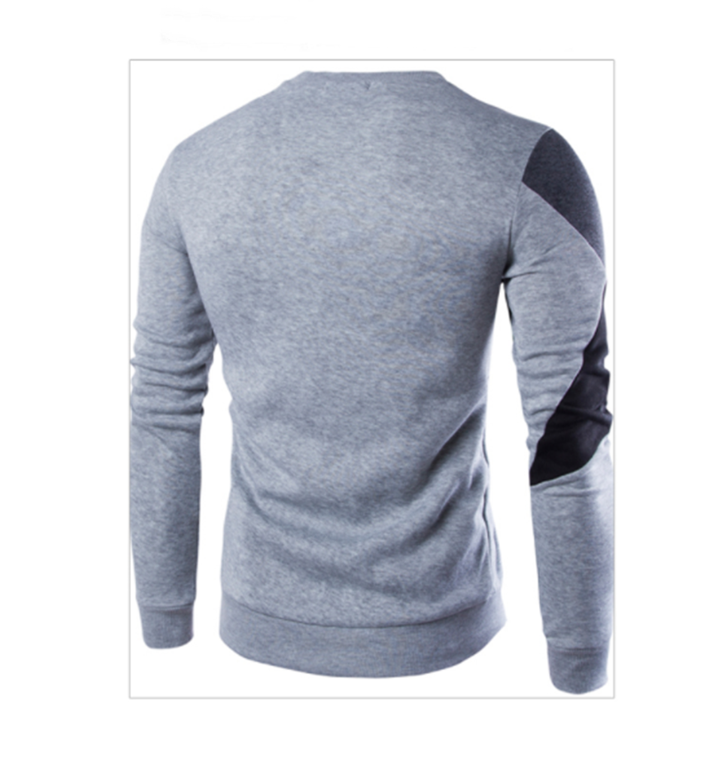 Sweaters Men New Fashion Seagull Printed Casual O-Neck Slim Cotton Knitted Mens Sweaters Pullovers Men Brand Clothing Image