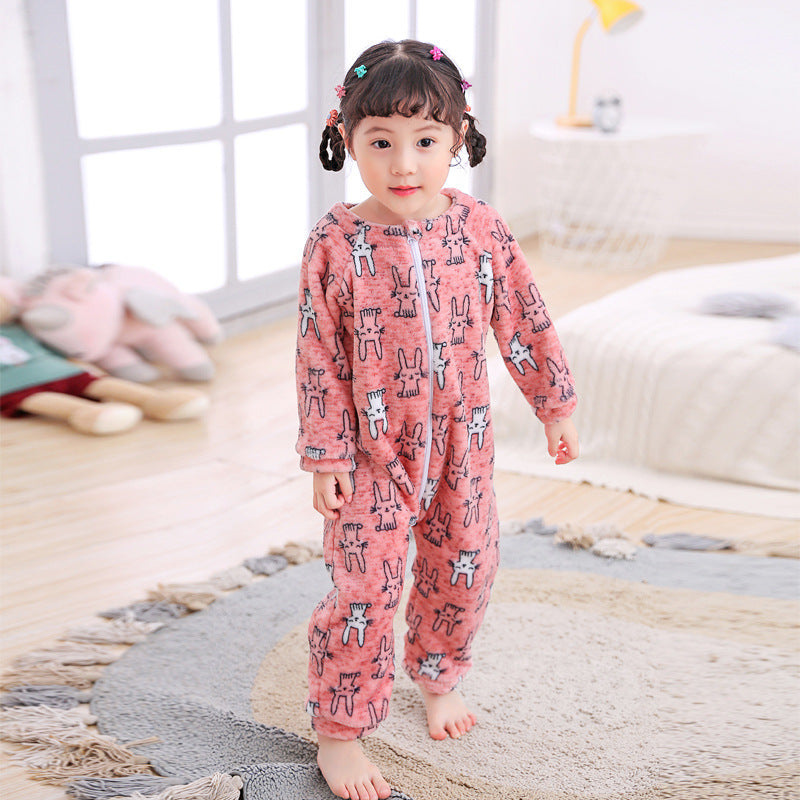 Autumn and winter infant pajamas Image