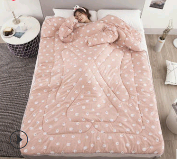 Winter Lazy Quilt with Sleeves Image