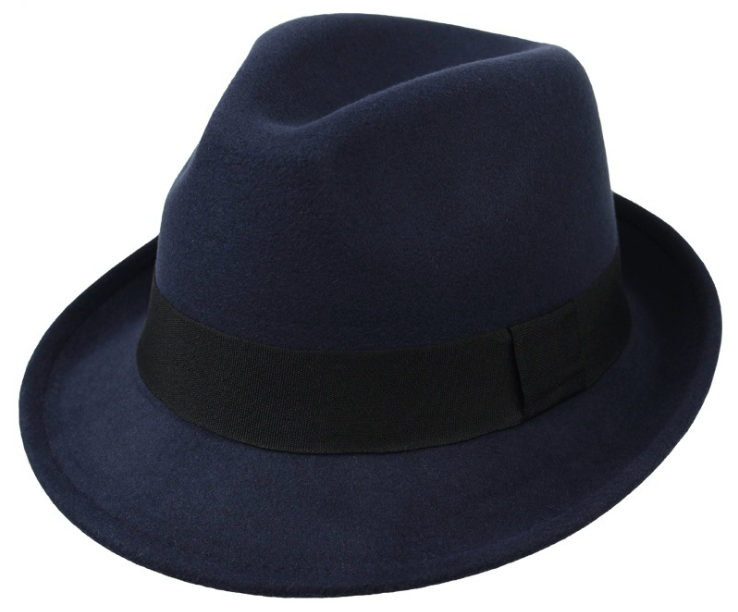 Gentleman hat jazz hat felt hat Image