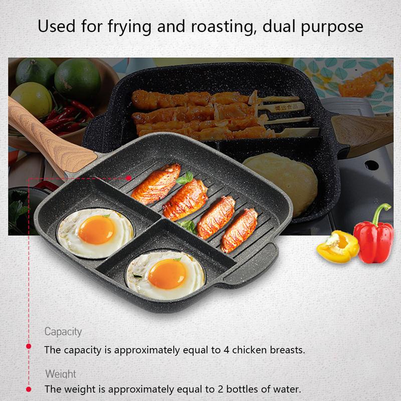 Maifanshi fried steak pot multi-function household omelette pan pan induction cooker non-stick pan Image