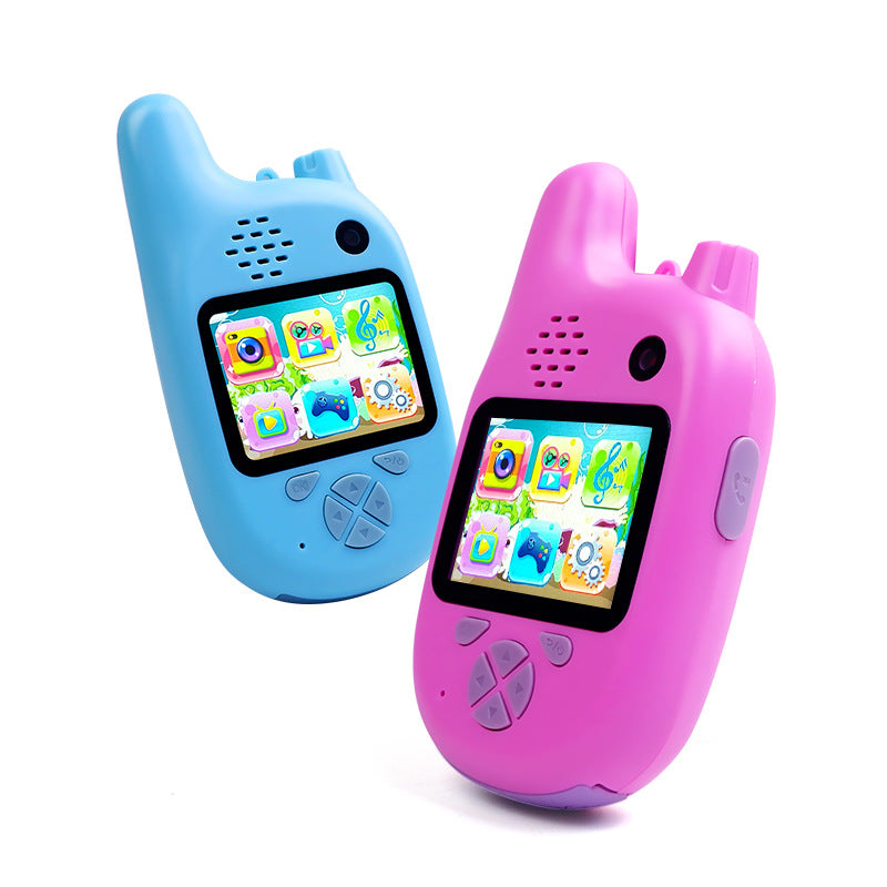 Walkie-Talkie Kids Camera Toys Mini HD Cartoon Cameras Image