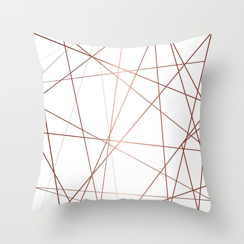 Pink sofa cushion cushion pillowcase Image