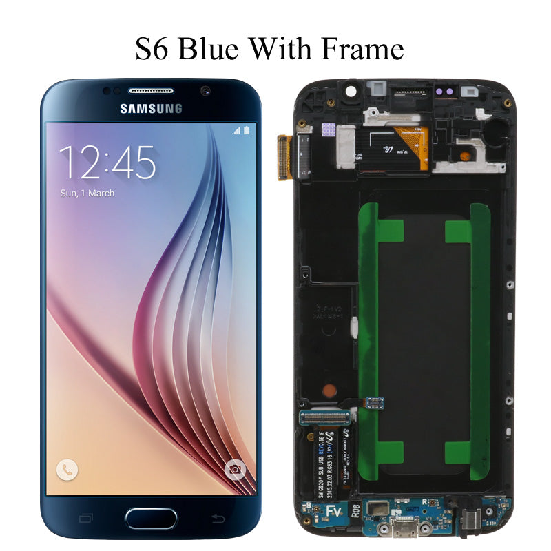 Mobile phone display inside and outside Image