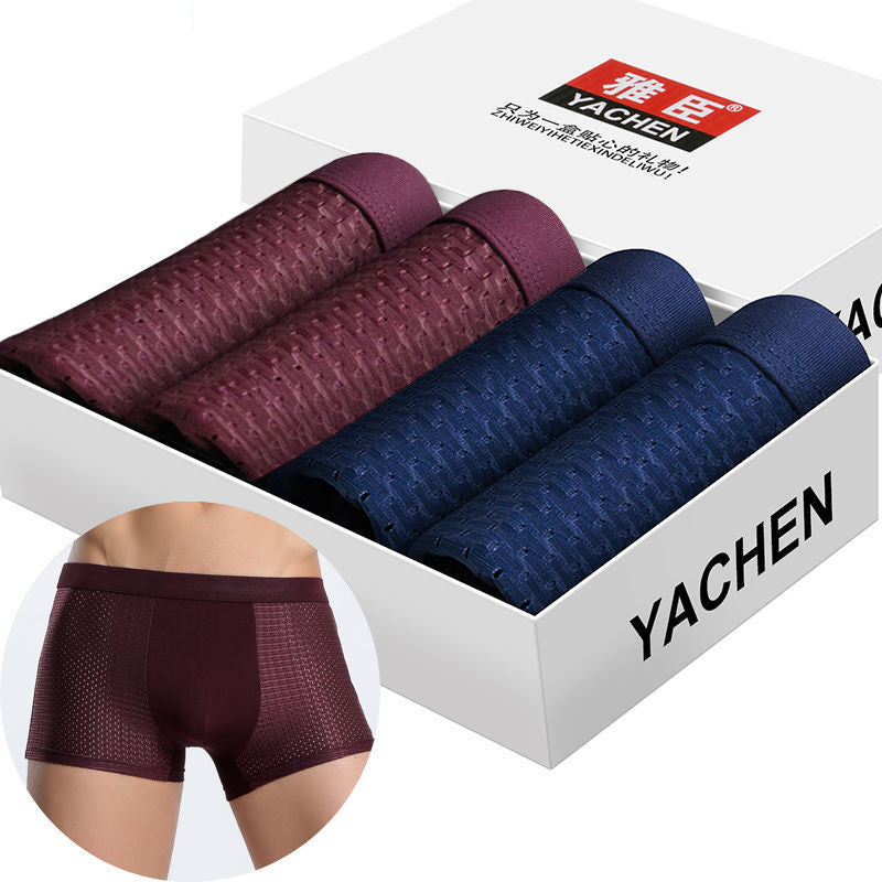 Silky mesh boxer briefs Image