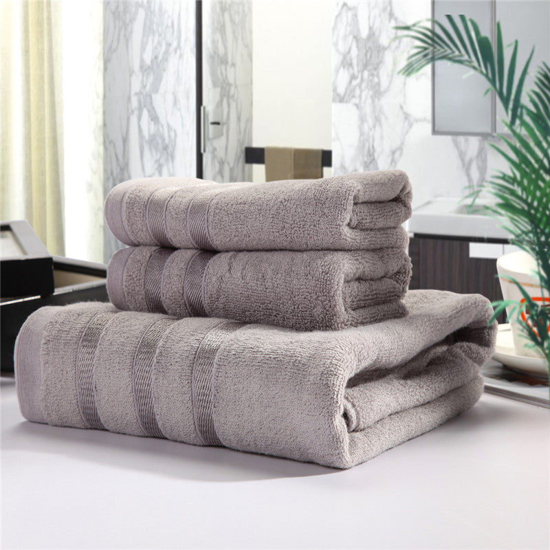 Bamboo Towel Set - Antibacterial And Hypoallergenic Image