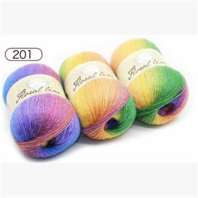 Rainbow ball of yarn Image