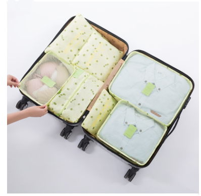 Durable Waterproof Nylon Packing Cube Travel Organizer Bag Image