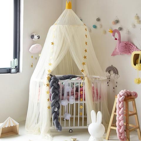 Children's Mosquito Net Baby Crown Army Mesh Bed Tent Tent   Star Ornaments Image